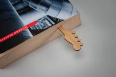 Lesezeichen Bass Gitarre Eiche 