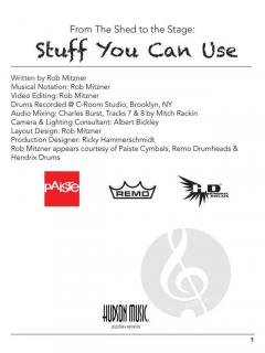 Drumming in a Band - Stuff You Can Use von Rob Mitzner 