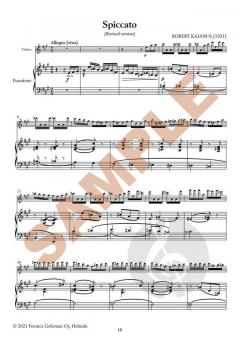 Works for violin and piano von Robert Kajanus im Alle Noten Shop kaufen