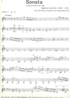 Sonata D-Dur (L. 269) von Domenico Scarlatti 