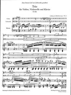 Klaviertrio G-dur op. 1/2 (Ludwig van Beethoven) 