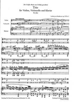 Trio Es-dur op. 70 Nr. 2 (Ludwig van Beethoven) 