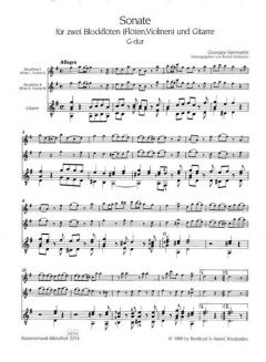 Sonate G-dur (Giuseppe Sammartini) 