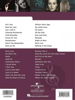 Really Easy Piano: 40 Adele Songs 