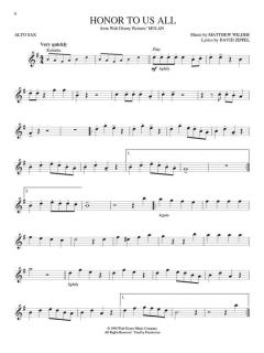 Disney Greats for Alto Sax 