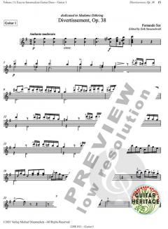 The Collected Works for Guitar 11 von Fernando Sor 