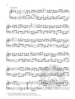 Französische Suite 4 Es-dur BWV 815 von Johann Sebastian Bach 