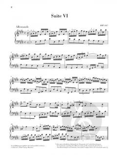 Französische Suite 6 E-dur BWV 817 von Johann Sebastian Bach 