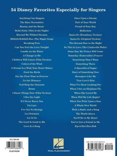 Disney Songs For Singers - Low Voice von Walt Disney 