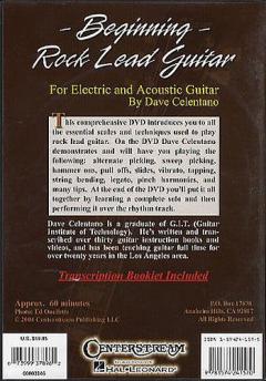 Beginning Rock Lead Guitar von Dave Celentano 
