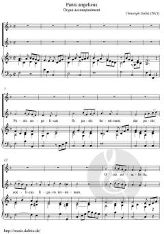 Orgelbegleitung zu 'Panis angelicus' von Christoph Dalitz (Download) 