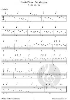 6 barocke Sonaten von Christoph Dalitz (Download) 