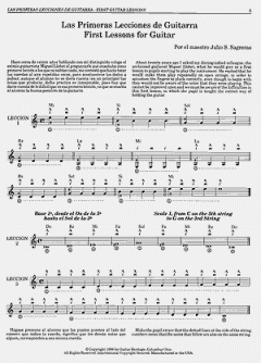 Guitar Lessons Books 1-3 von Julio S. Sagreras (Download) 