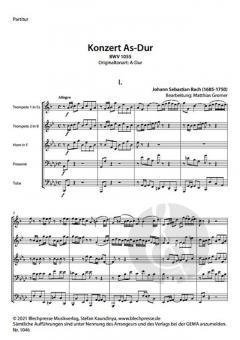 Concerto As-Dur BWV 1055 von Johann Sebastian Bach 