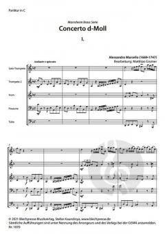 Concerto d-Moll von Alessandro Marcello 
