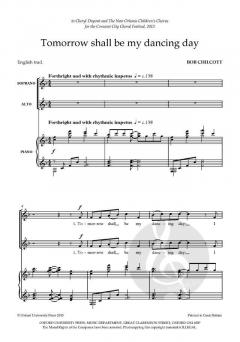 Tomorrow Shall Be My Dancing Day von Bob Chilcott (Download) 