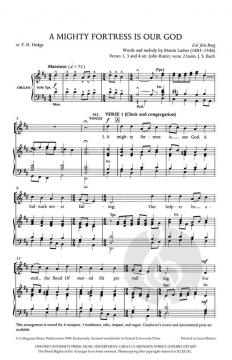 A mighty fortress is our God von John Rutter (Download) 