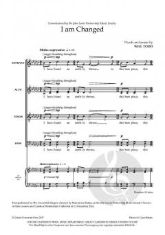 I am Changed von Will Todd (Download) 