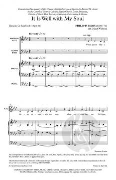 It Is Well with My Soul von Mack Wilberg (Download) 