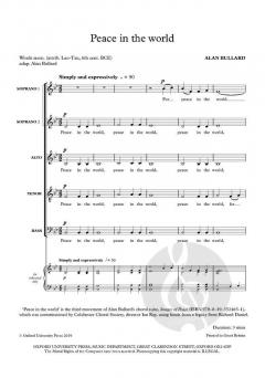 Peace in the world von Alan Bullard (Download) 