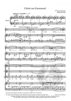 Christ our Emmanuel von John Rutter (Download) 