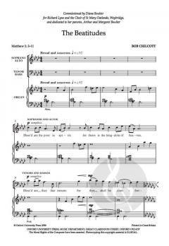 The Beatitudes von Bob Chilcott (Download) 