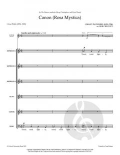 Canon (Rosa Mystica) von Johann Pachelbel (Download) 