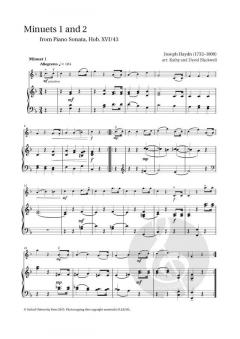 Minuets 1 and 2 von Joseph Haydn (Download) 