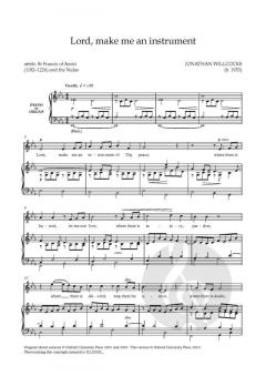 Lord, make me an instrument (solo/high) von Jonathan Willcocks (Download) 