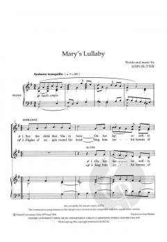 Mary's Lullaby von John Rutter (Download) 