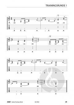 Guitar Training Metal (mit QR-Codes) von Daniel Schusterbauer 