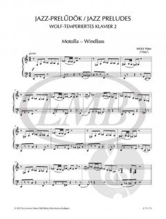 Jazz Preludes von Peter Wolfe 