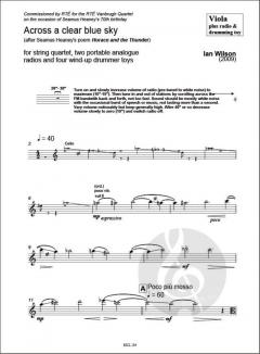 Across a clear blue sky von Ian Wilson 