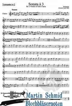 Sonata à 3 von Anonymus 