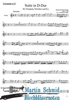 Suite D-Dur  von Georg Friedrich Händel 
