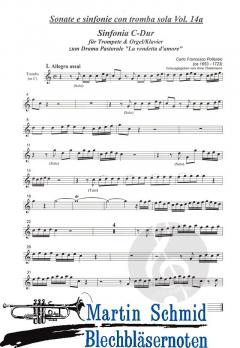 Sinfonia C-Dur zum Drama pastorale 'La vendetta d'amore' von Carlo Francesco Pollarolo 