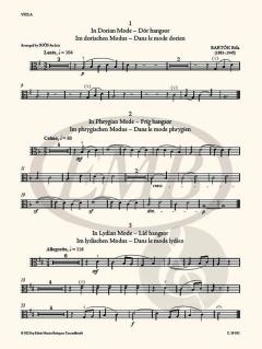 Der Mikrokosmos des Ensemblespiels für Streicher 2 von Béla Bartók im Alle Noten Shop kaufen (Partitur und Stimmen)