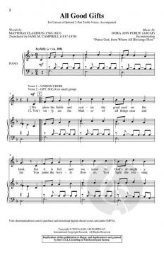 All Good Gifts von Dora Ann Purdy (Download) 