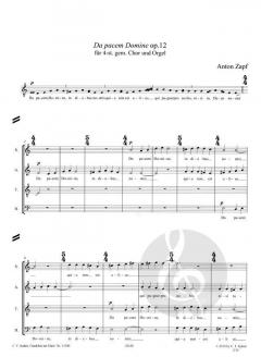Da pacem domine von Anton Zapf 