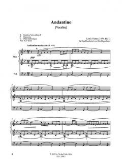 Andantino B-Dur von Louis Vierne 