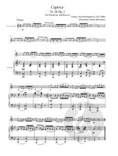 Caprice Nr. 24 op. 1 von Niccolò Paganini 
