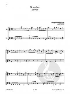 15 Barock-Duos für Violine und Viola 
