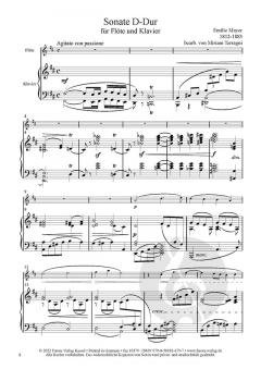 Sonate D-Dur von Emilie Mayer 