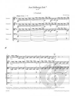 Aus Holbergs Zeit op. 40 von Edvard Grieg 