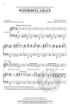 Wonderful Grace von Cindy Ovokaitys (Download) 