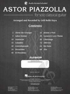Astor Piazzolla for Solo Classical Guitar 