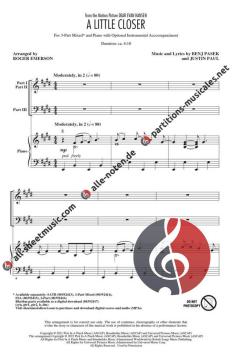 A Little Closer von Benj Pasek (Download) 