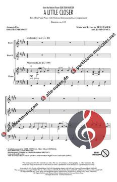 A Little Closer von Benj Pasek (Download) 