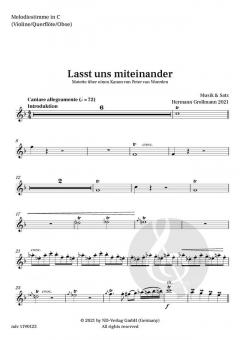 Lasst uns miteinander  von Hermann Grollmann 