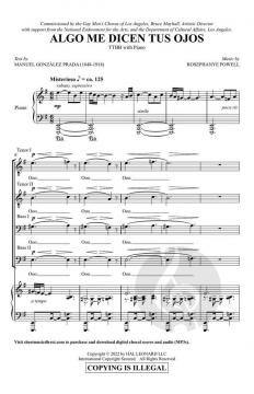 Algo Me Dicen Tus Ojos von Rosephanye Powell (Download) 